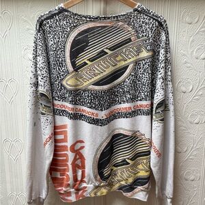 NHL Vancouver Canucks Crewneck Sweater - Black, White, Red